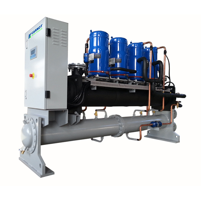 珠海水冷式螺杆式冷水机,珠海小型激光冷水机,涡旋式水源热泵机组